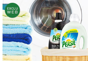 Exclu web. Persil -35 pour cent des 2 produits achetes. J en profite